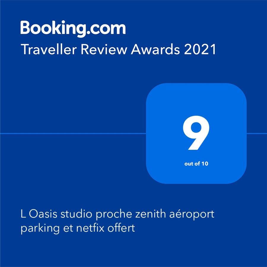 L Oasis Studio Proche Hopital Et Aeroport Piscine Parking &Netflix Тулуза Екстериор снимка